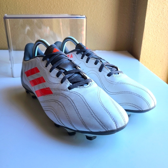 adidas Copa Sense .4 FxG - White/Solar Red/Iron Metallic Men Size 8.5 - Picture 9 of 13
